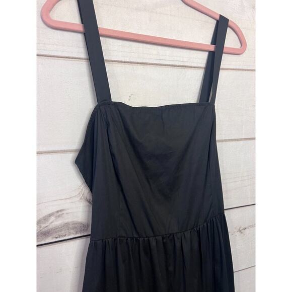 NWT JustFab Black Maxi Dress Easy Flirty Size XL - Picture 2 of 4